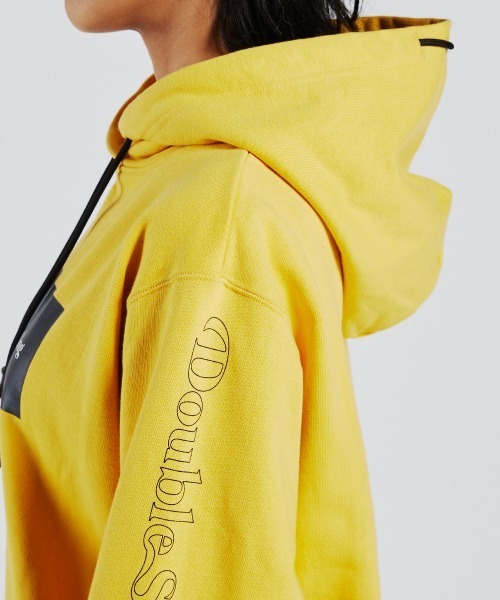 「DOUBLE STANDARD CLOTHING」 プルオーバーパーカー FREE ブラック レディース_画像8