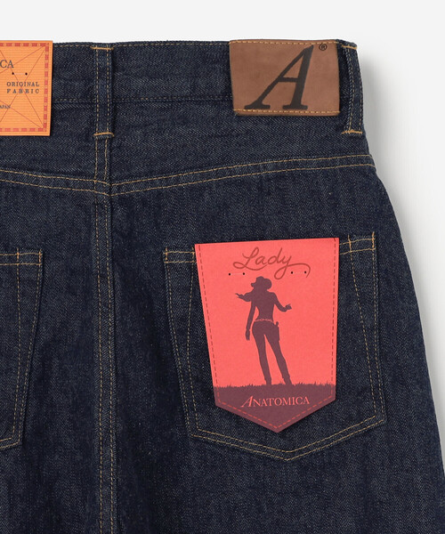 「ANATOMICA」 デニムパンツ 25 ネイビー レディースの画像