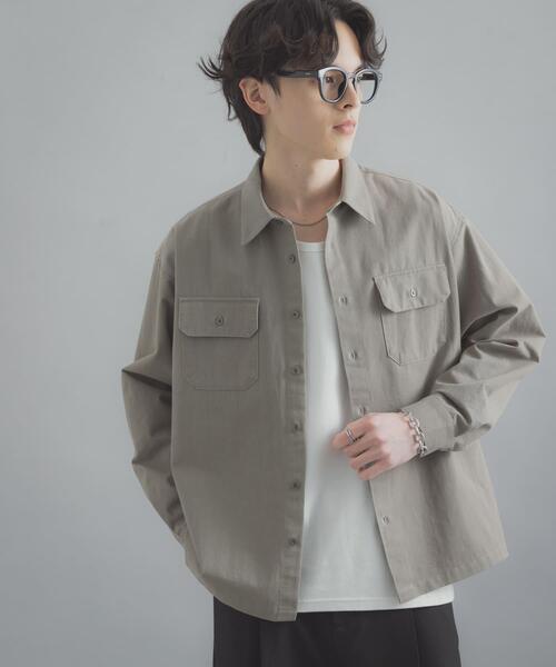 SENSE OF PLACE by URBAN RESEARCH シャツ ダブルポケットカラーデニム