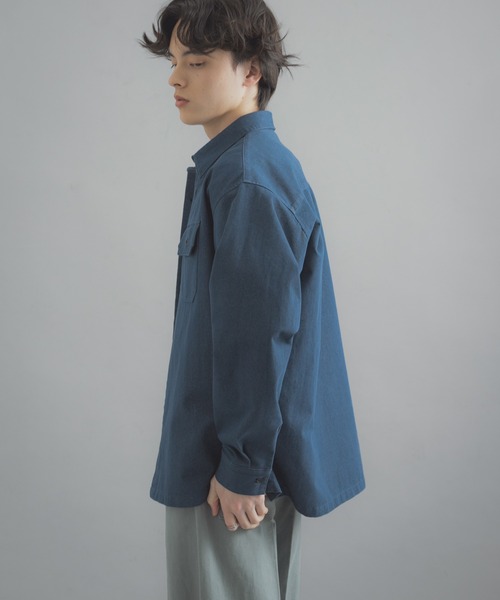 SENSE OF PLACE by URBAN RESEARCH シャツ ダブルポケットカラーデニム