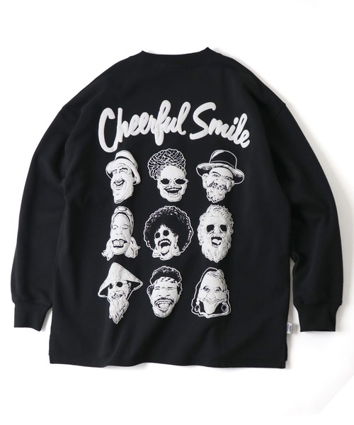 「gym master」 スウェットカットソー MEDIUM ブラック メンズ_画像2