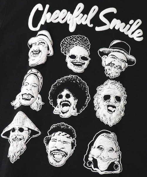 「gym master」 スウェットカットソー MEDIUM ブラック メンズ_画像4