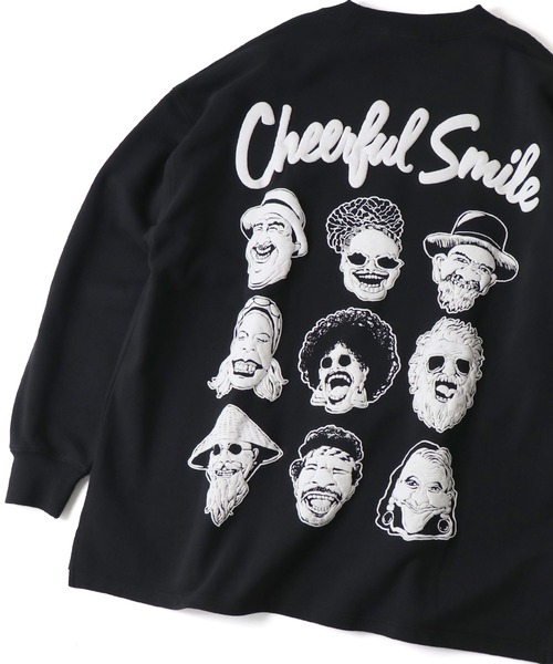 「gym master」 スウェットカットソー MEDIUM ブラック メンズ_画像7