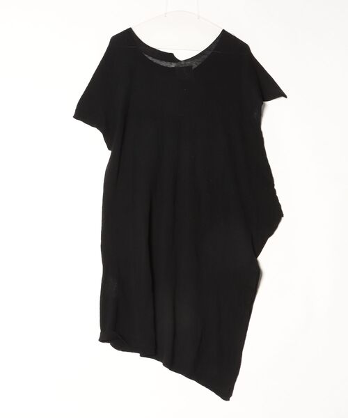 「B Yohji Yamamoto」 ニットワンピース 2 ブラック レディース_画像2
