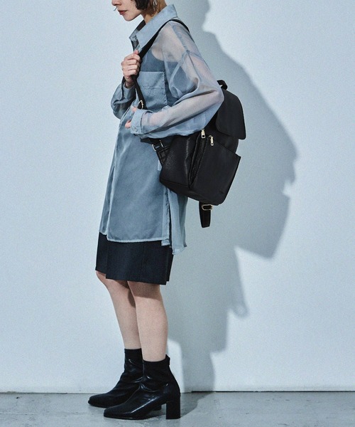 「HUNDRED」 リュック ONE SIZE カーキ レディース_画像3