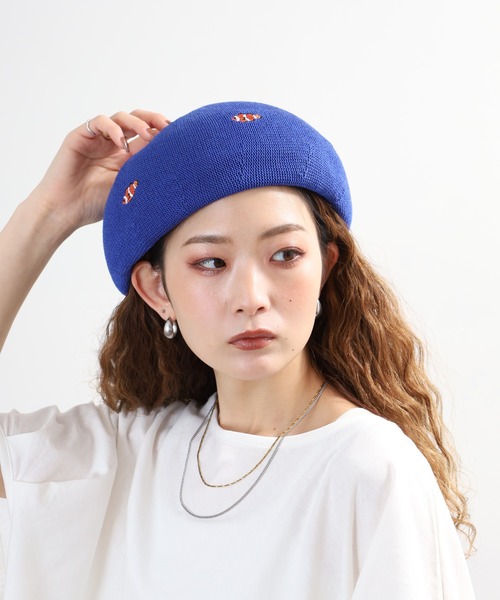 GARA ガラ 刺繍 ベレー帽 春夏用 Sense of Grace（センスオブグレース） 帽子 ベレー帽 アニマル刺繍