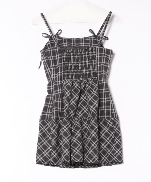 Rose Muse（ロゼミューズ） ワンピース Check cami mini one piece