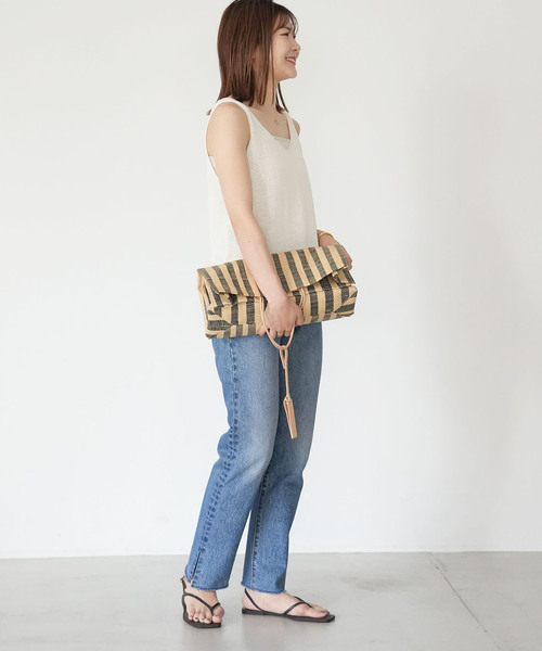 「SLOBE IENA」 デニムパンツ 23cm ブルー レディースの画像