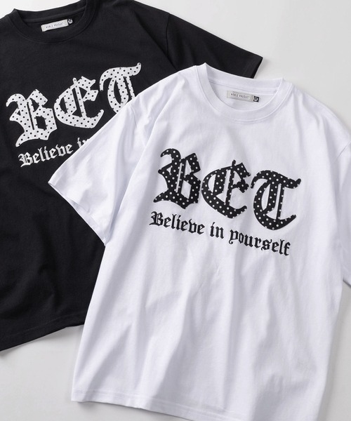 tシャツ 半袖 「84」レオパード柄/カモフラ柄/ドット柄 総柄アップリケ