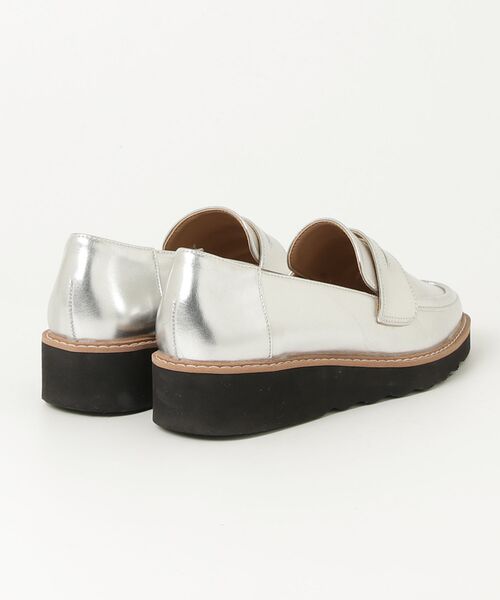 「carino」 シューズ 22.5cm シルバー レディース_画像2