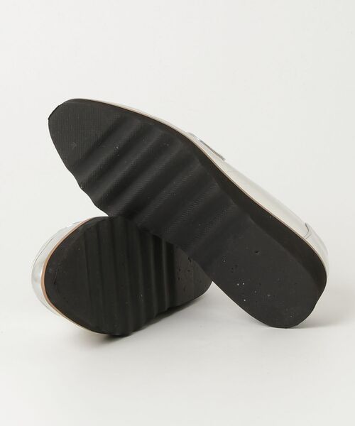 「carino」 シューズ 22.5cm シルバー レディース_画像3