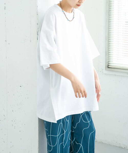 「KBF」 半袖Tシャツ ONE ピンク レディース_画像3