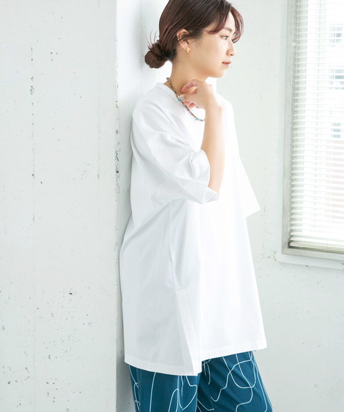 「KBF」 半袖Tシャツ ONE ピンク レディース_画像5