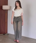 tシャツ 半袖 オフショルダーハーフスリーブレ...の詳細画像1