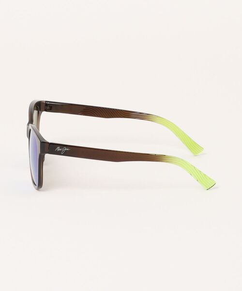サングラス 「Maui Jim/マウイジム」 スクエア 偏光サングラス MJ0346SA 004 56 ブラック メンズ レディースの画像