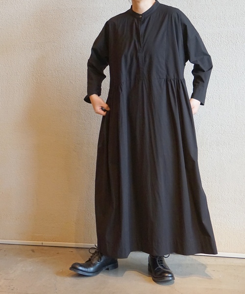 「JOURNAL STANDARD LUXE」 長袖ワンピース - ブラック レディースの画像