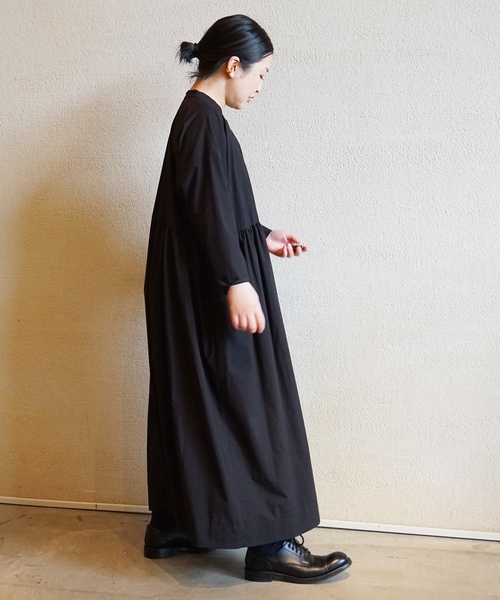 「JOURNAL STANDARD LUXE」 長袖ワンピース - ブラック レディースの画像