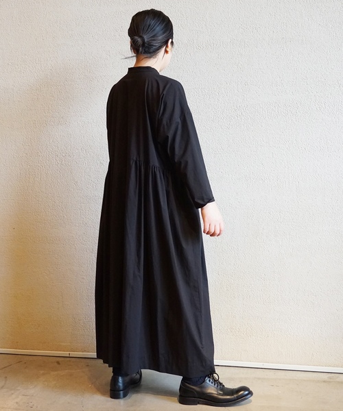 「JOURNAL STANDARD LUXE」 長袖ワンピース - ブラック レディースの画像