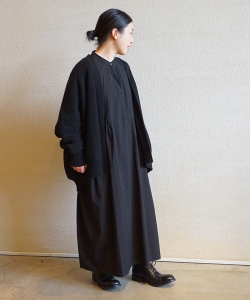 「JOURNAL STANDARD LUXE」 長袖ワンピース - ブラック レディースの画像