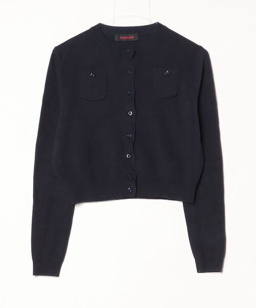 CABAN ネイビー カーディガン XS CABaN（キャバン） ニットカーディガン X-SMALL ネイビー レディース
