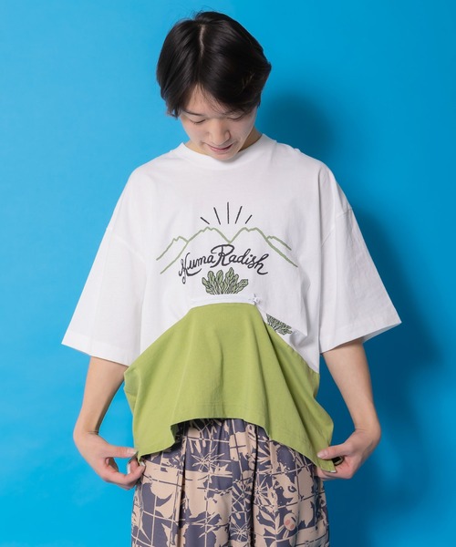スカラーパリティ　scolarparity 361119：山からクマ大根Tシャツ 361119：山からクマ大根Tシャツの通販-ScoLar