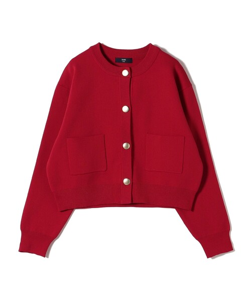 「SHIPS Colors」 ニットカーディガン ONE SIZE ブラック レディース_画像7