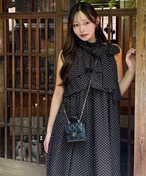 Cherir Mignon ワンピース 夏 「mikupon×Cherir Mignonコラボ」Flowy