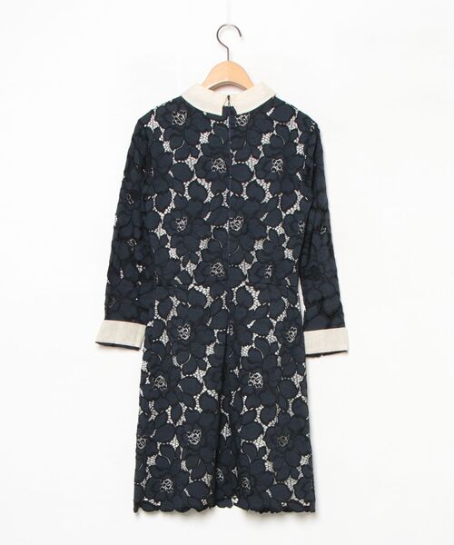 「PAUL&JOE SISTER」 長袖ワンピース 38 ネイビー レディース_画像2