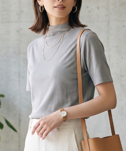 Belta attrice（ベルタアトリーチェ） tシャツ 半袖 「接触冷感 」強撚