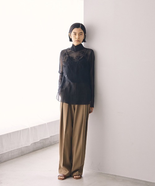 「TODAYFUL」 パンツ 38inch ベージュ レディース_画像3