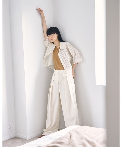 「TODAYFUL」 パンツ 38inch ベージュ レディース_画像6