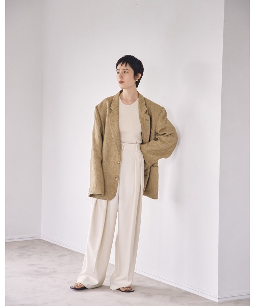 「TODAYFUL」 パンツ 38inch ベージュ レディース_画像8