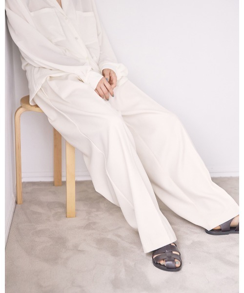 「TODAYFUL」 パンツ 38inch ベージュ レディース_画像9