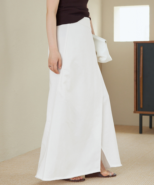 スカート Garment dye long スカートの画像