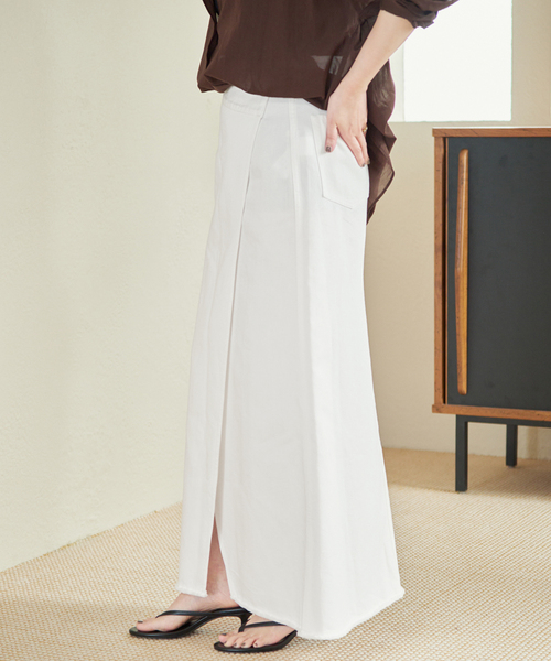スカート Garment dye long スカートの画像