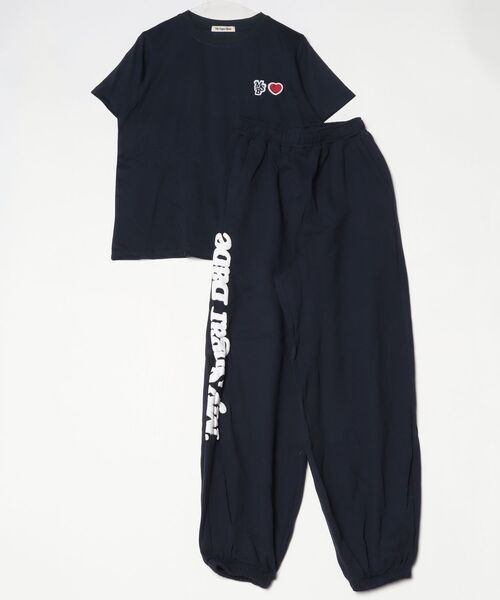1週間限定価格 My Sugar Babe ブラック セットアップ My Sugar Babe（マイシュガーベイブ） セットアップ Heart patch logo