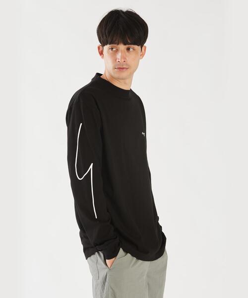 agnes b. homme 長袖カットソー ブラック T1 agnes b.（アニエスベー） 長袖Tシャツ 3 ブラック メンズ : ZOZOTOWN