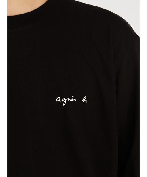 agnes b. homme 長袖カットソー ブラック T1 agnes b.（アニエスベー） 長袖Tシャツ 3 ブラック メンズ : ZOZOTOWN