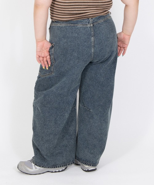 「PUNYUS」 デニムパンツ 4 ライトブルー レディース_画像9