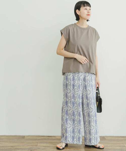 「ITEMS URBANRESEARCH」 イージーパンツ MEDIUM ブラック系その他 レディース_画像4