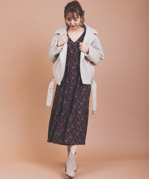 「31 Sons de mode」 半袖ワンピース 36 ブラック レディース_画像5