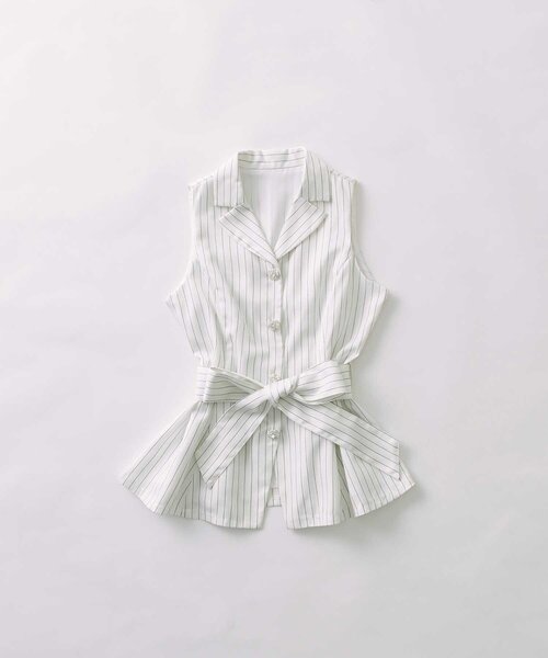 Belle Charme コート アウター 「Belle Charme」Ribbon Belt Jacket