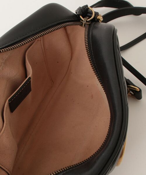 「GUCCI」 GG Marmont チェーン ショルダーバッグ - ブラック レディース_画像4