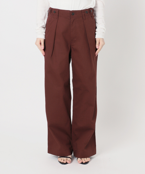 パンツ ラチネバックイージーストレートパンツ レディース | Spick＆Span | 08