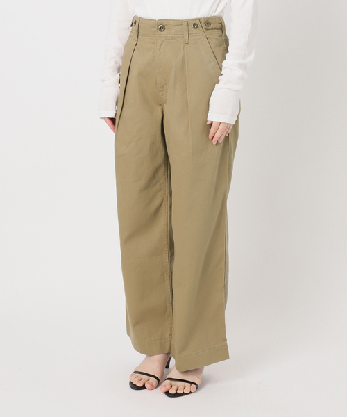 パンツ ラチネバックイージーストレートパンツ レディース | Spick＆Span | 05