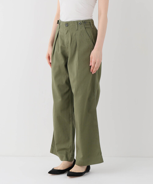 パンツ ラチネバックイージーストレートパンツ レディース | Spick＆Span | 04