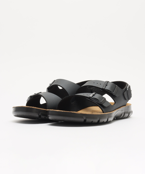 BIRKENSTOCK サンダル ブラック 42 BIRKENSTOCK（ビルケンシュトック） サンダル 42 ブラック メンズ