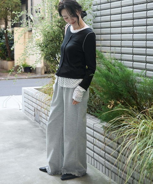 forksy.（フォルクシー） ワイドパンツ スウェットパンツ ジャージ