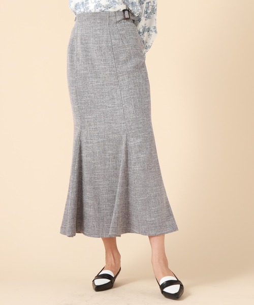 「Cheek」 スカート SMALL チャコールグレー レディース_画像6
