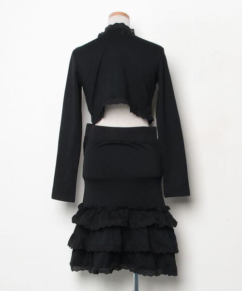 「jouetie」 コンビワンピース MEDIUM ブラック レディース_画像2